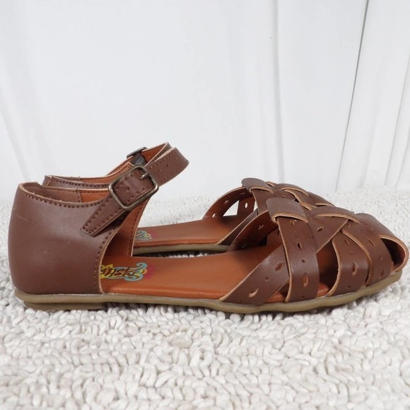 Rachel Shoes Girl Sandals Brown Size 2 - Picture 5 of 8